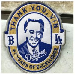 Vin Scully Custom Los Angeles Dodgers Patch