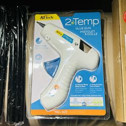 Adtech 2 Temp Dual Temperature Glue Gun & black Stick Set Package Corded NEW NIB