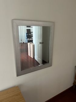 Silver Framed Mirror 🪞