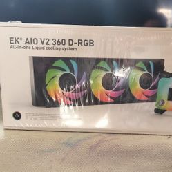 EK AIO 360 D-RGB V2 CPU Cooler Brand New Sealed
