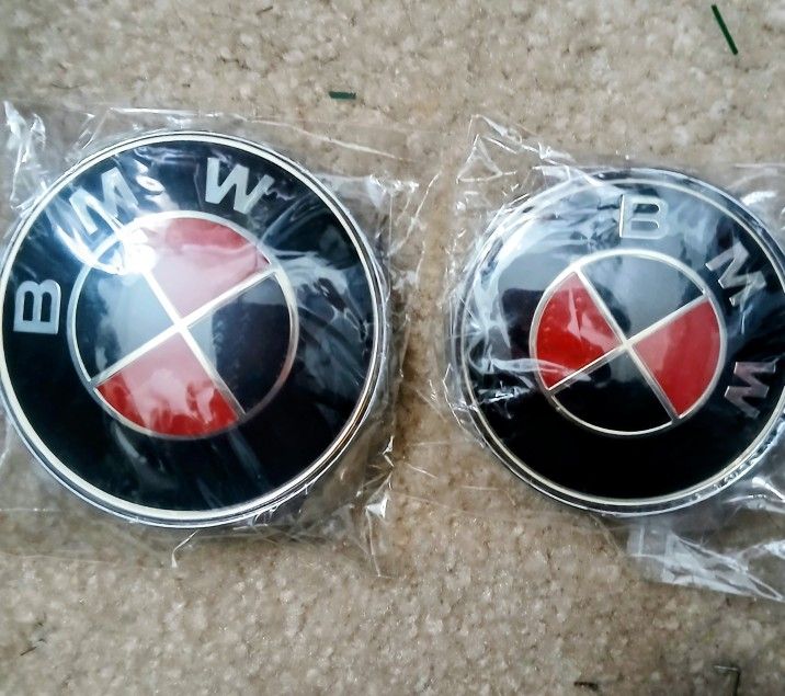 Bmw 82mm And 74mm Emblems Brand New Both For $20