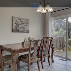 Oak Table & Chairs