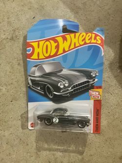 2021 Hot Wheels '62 Corvette Gray # 216/250 Then and Now Diecast Car NEW