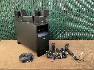 Bose Acoustimass 10 Series IV Speaker System w/ Subwoofer Working Condition