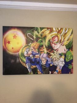 dragon ball z printed paint (retail $250)
