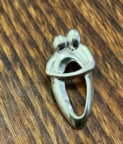 925 Sterling Silver Lovers Pendant