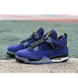 New Jordan 4 Lakeshow
