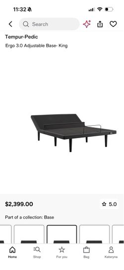 Tempur-Pedic Ergo 3.0 adjustable base, king