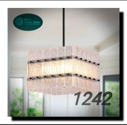 Meixisue Black Crystal Chandelier – Dining Room