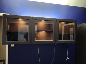 Ikea Floating Shelves With Gass Window Frame