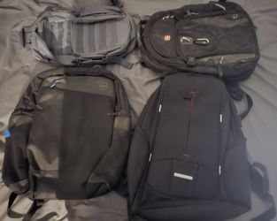 Four backpacks, like new