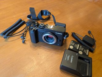 Panasonic Lumix GX8 camera body + accessories