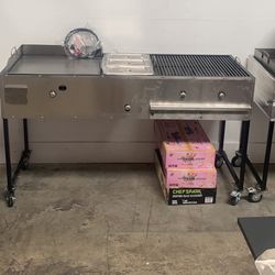 Bbq Grill New/ Nuevo Plancha Asador Nuevo Con Charolas Bańo Maria Nuevo 