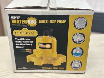 WAYNE WaterBUG 1/6 HP Submersible Utility Water Pump – 1350 GPH