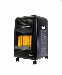 18,000 BTU Cabinet Propane Outdoor Space Heater with Hose and Regulator - MH18CH