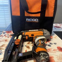 Ridgid Pneumatic 16 Gauge 2-1/2" Straight Finish Nailer With Clean Driver Technology 
