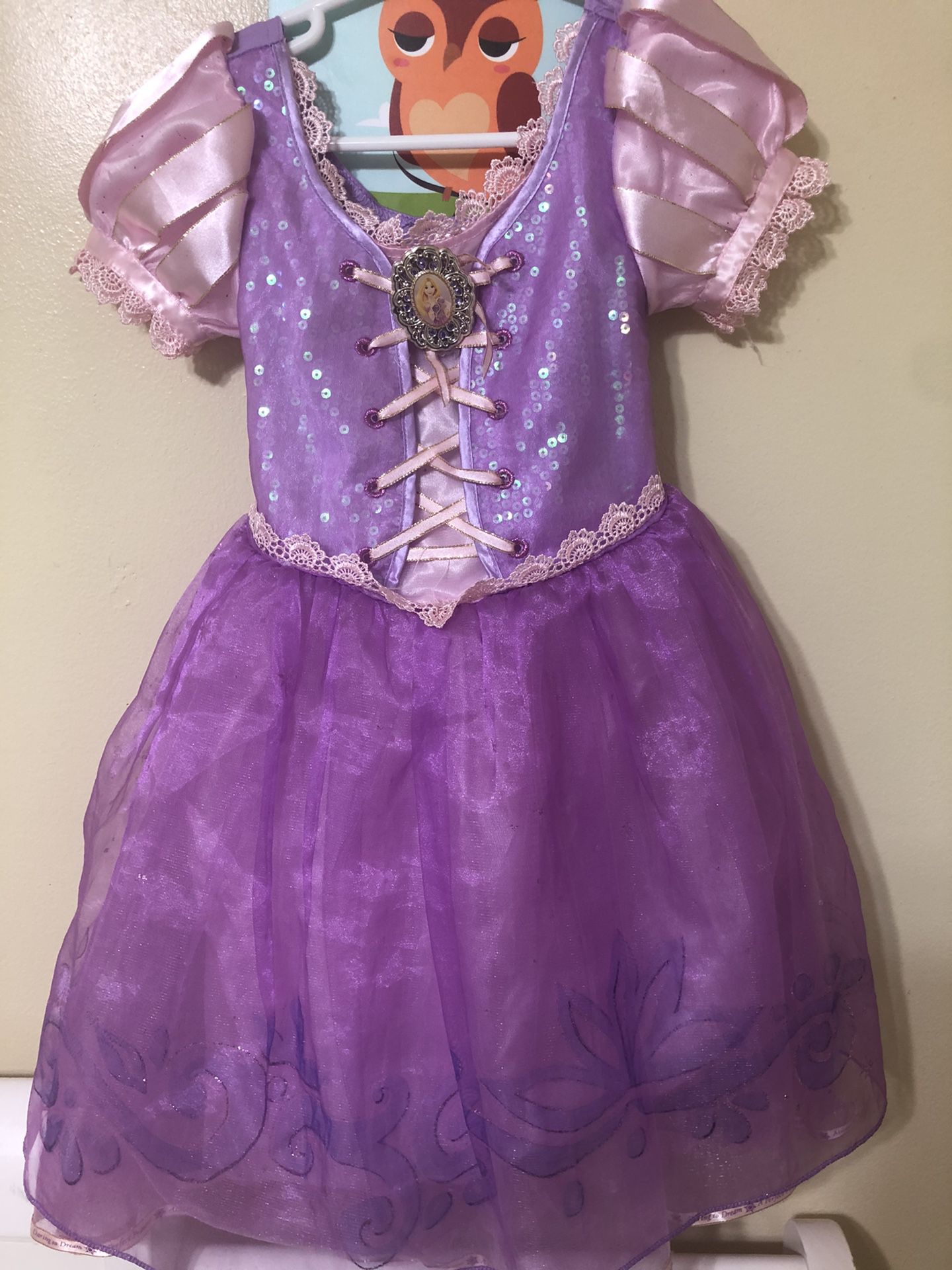 Rapunzel toddler costume size 4