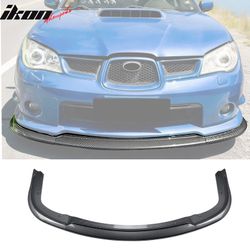 Fits 2006-2007 Impreza WRX STI Front Bumper Lip Chin Splitter PP Carbon Fiber Print