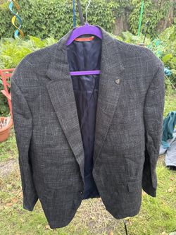 Crémieux Wool–Bamboo Sport Coat 48R • Made in Canada