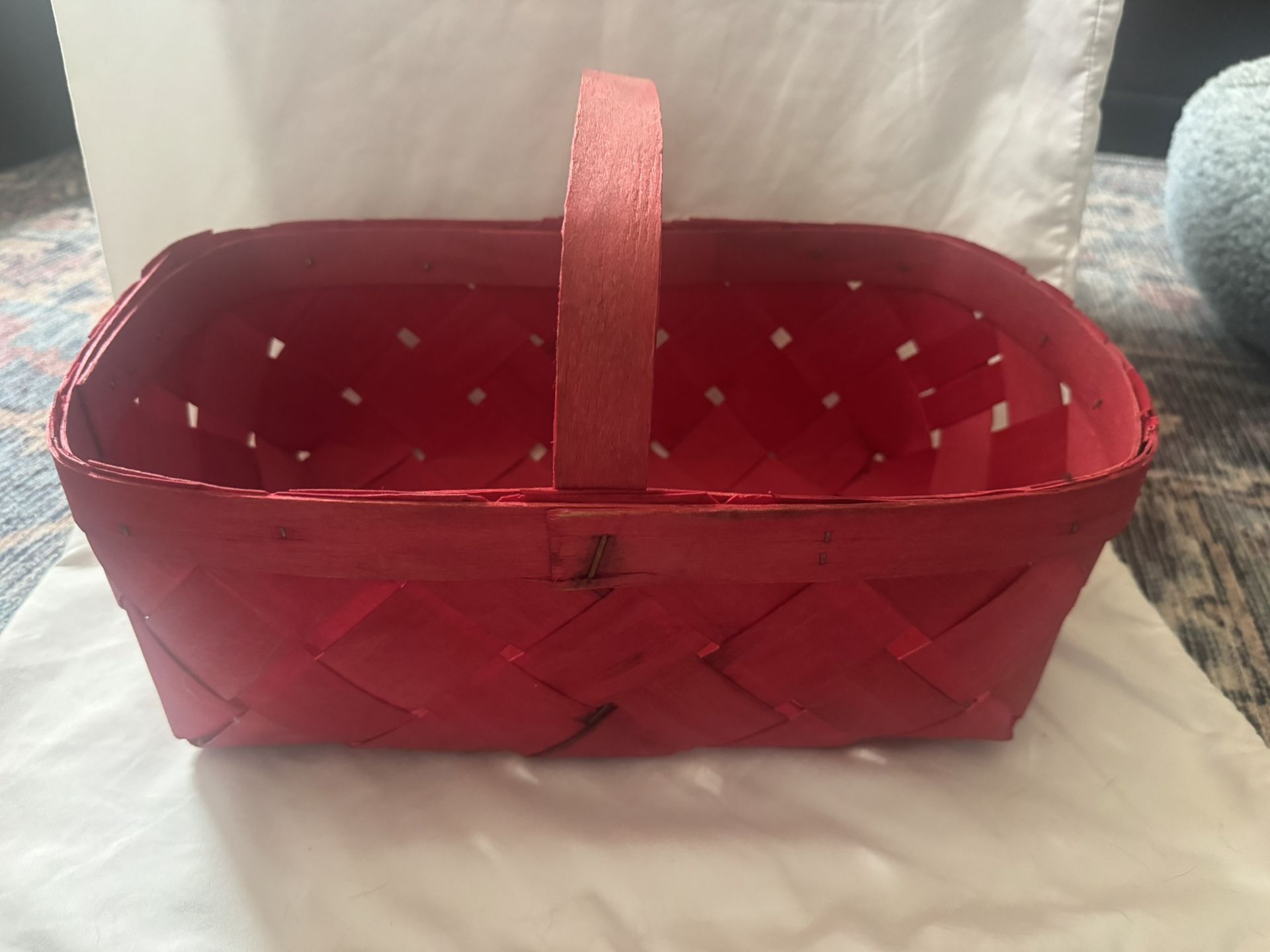 Medium Red Basket