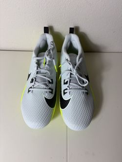 Nike Vapor Edge Speed 360 2 Football Cleat Grey Black Volt DA5455-004 Mens 12.5
