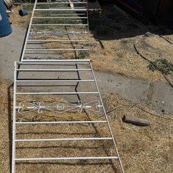 Free Metal White Railing 
