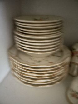 Vintage Mikasa Silk Bouquet Dishes.