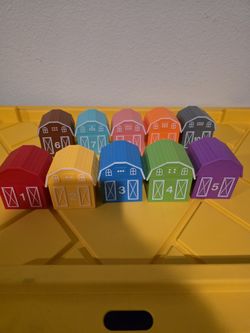 Toddler Number/color Farm Toy Set