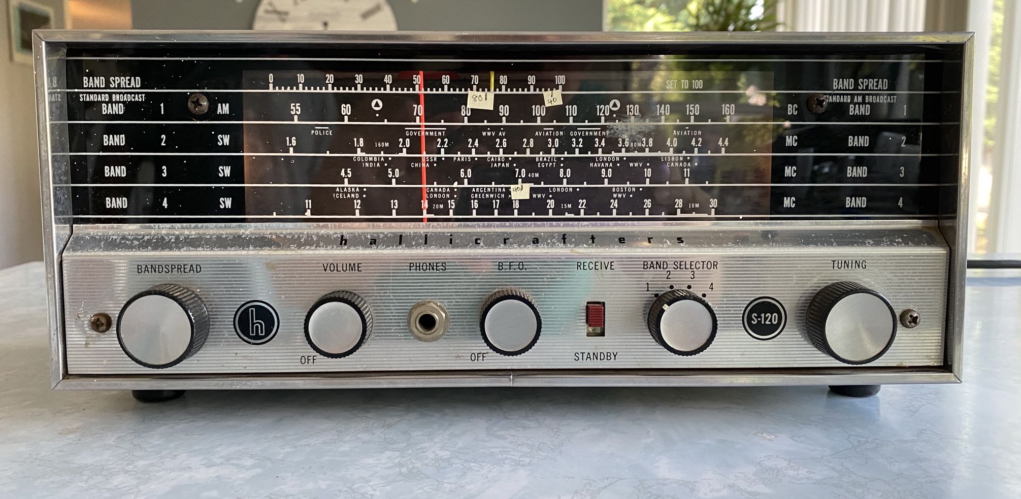 Vintage Hallicrafters S120 4 Band Receiver