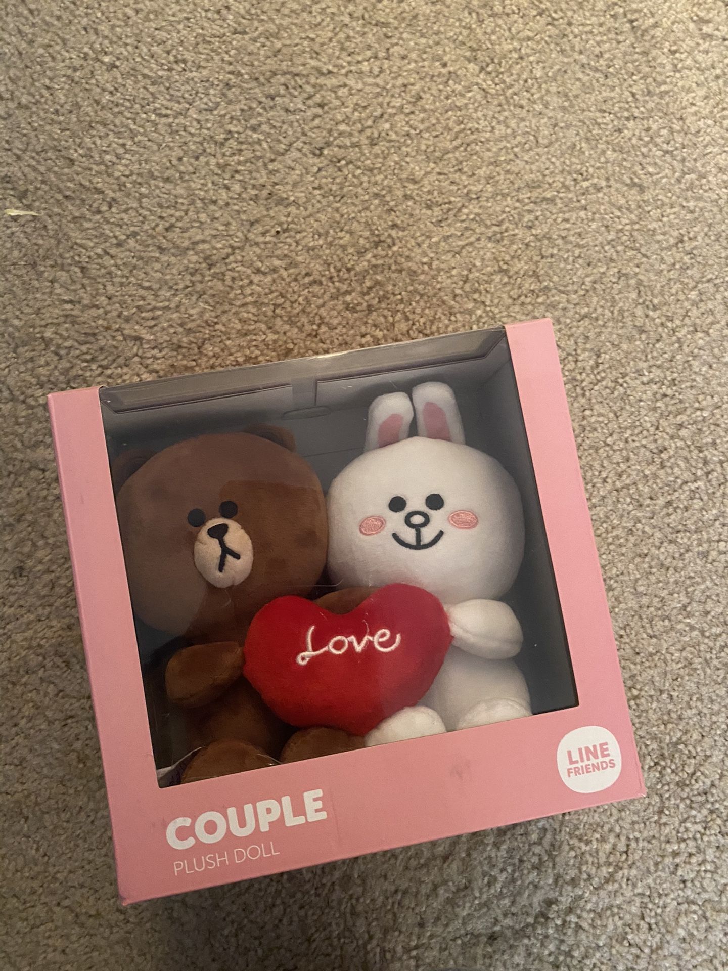 Line Couple Bear