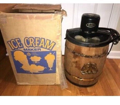 Vintage Dolly Madison Home Ice Cream Maker 6 Quart