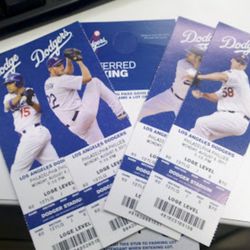 Dodgers Season tickets $75