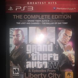 Grand Theft Auto lV The Complete Edition (PS3)