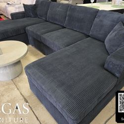 Double Chaise Sectional ✅ Delivery available ✅ Financing Options Available!✔️✨️No Credit Needed✔️✨️$0 Or $50 Down Payment✨️
