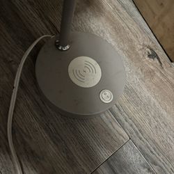 Grey Lamp With Charger 