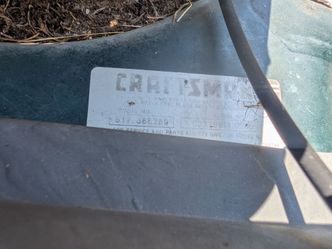 Old mower for parts