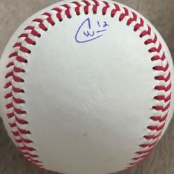 Connor Westenburg and Robert Stephenson dual autographed (signed) baseball