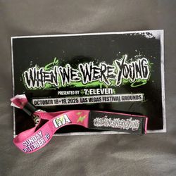 When We Were Young Festival Sunday GA