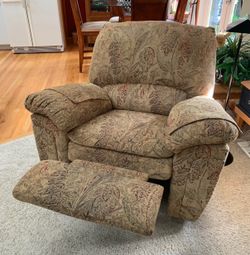 Gorgeous Upholstered Recliner/Rocker