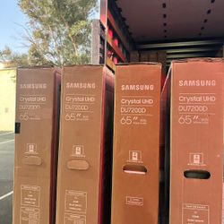 65 Inch Samsung  Du7200d 4k 2025 New !!!