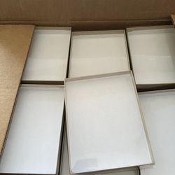 New Lot Of 40+ Jewelry Or Stationary Packaging Boxes With Clear Lid
