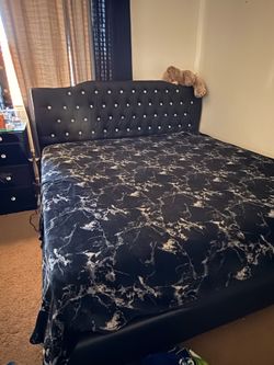 Bedframe with dresser
