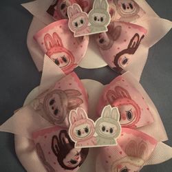Labubu Hair Bows 
