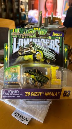 Car tuned lowriders 58 impala series 4 diecast