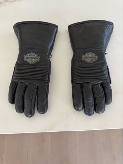 Harley Davison leather cold weather gloves