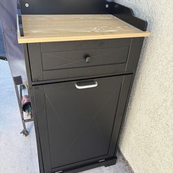 Cabinet trash can