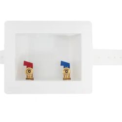 EASTMAN 1/2 in. PEX Center Drain Washing Machine Outlet Box