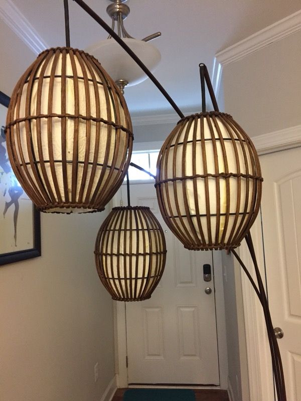 World market tiki sale lamp