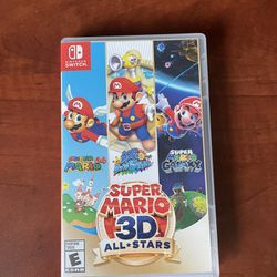 Super Mario 3D All Stars Nintendo Switch Game 