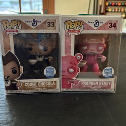 Fungo, Pop Combo Set Count Chocula And Franken Berry 